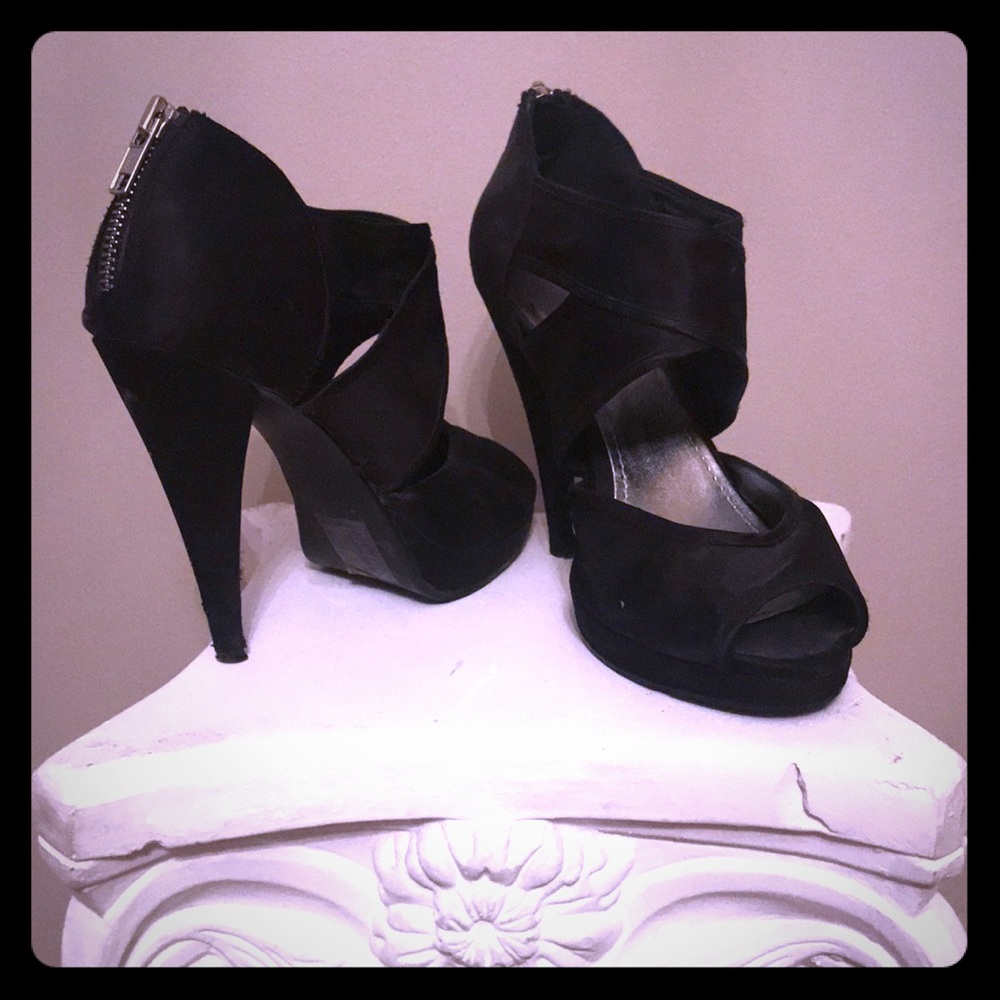 Black high heels